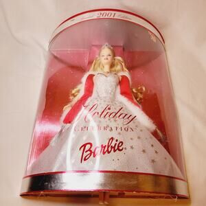 Barbie 2001 Holiday celebration in box doll